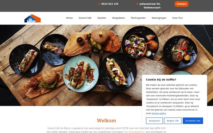 Captura de ecrã de debaron.nl