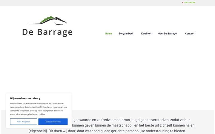Captura de ecrã de debarrage.nl