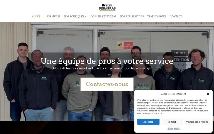 Screenshot von debarras-bretagne.fr