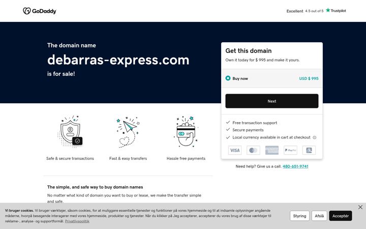 Screenshot of debarras-express.com