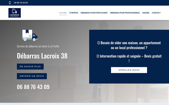 Skærmbillede af debarras-lacroix38.fr