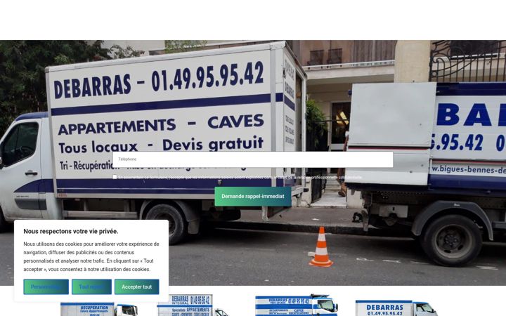 Skærmbillede af debarras-paris-17.fr