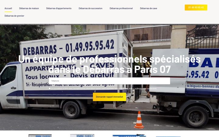 Ekrano kopija debarras-paris-7.fr