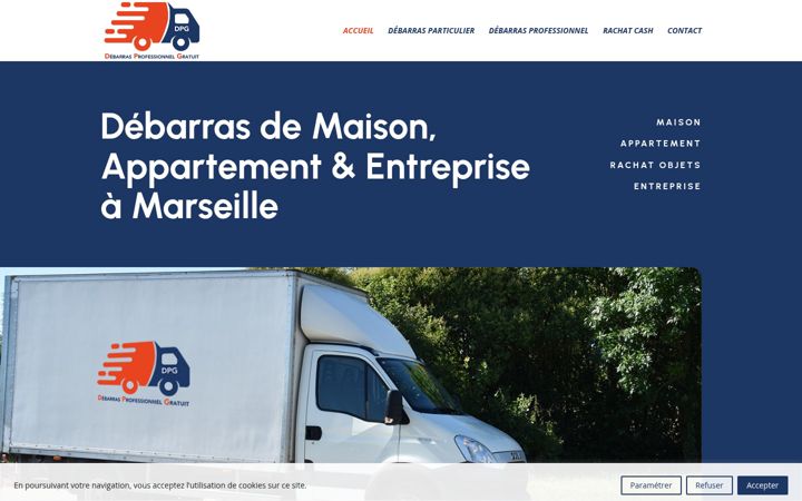 Ekrano kopija debarras-professionnel-gratuit.fr