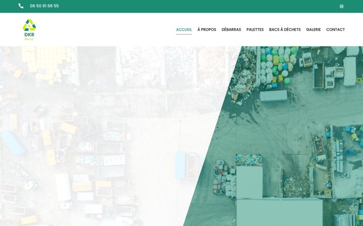 Ekrano kopija debarrasdechetsrecyclables.fr