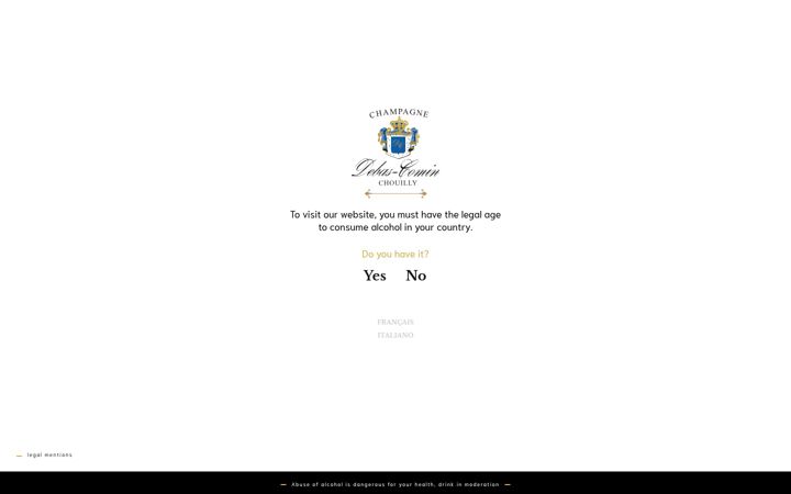 Screenshot of debas-comin.com
