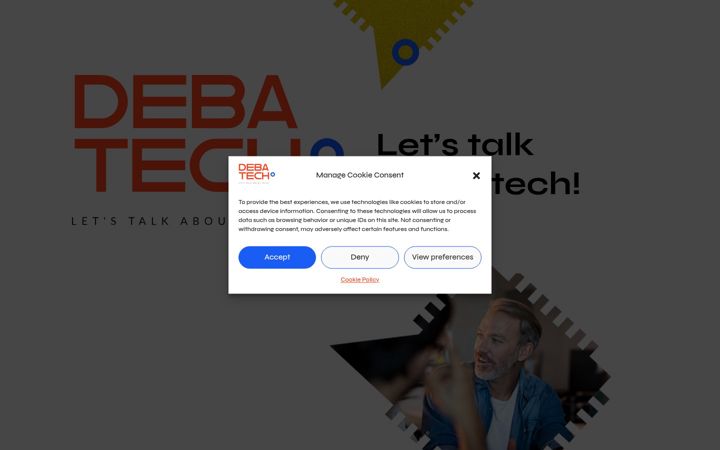 Screenshot of debatech.eu