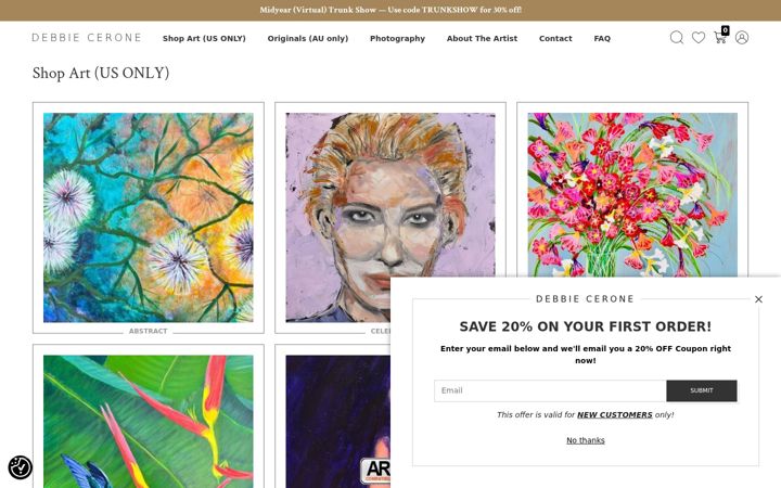 Screenshot of debbiecerone.com