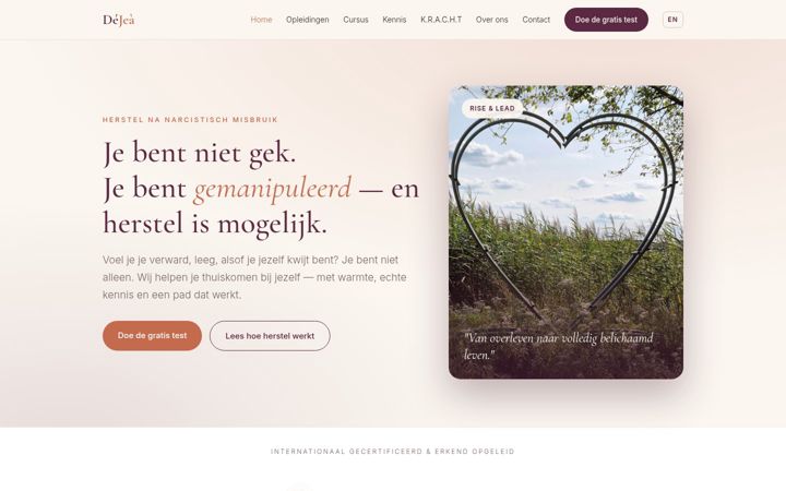 Screenshot van debbieenjeanette.nl