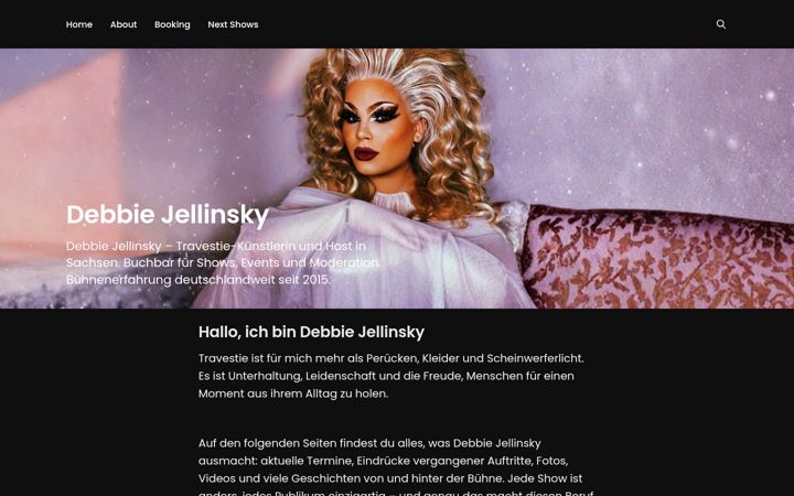 Snímek obrazovky debbiejellinsky.de