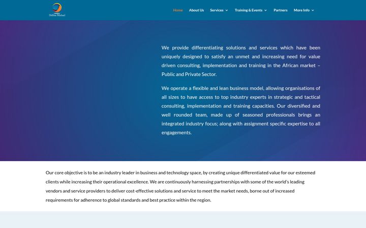 Screenshot of debbiemishael.com