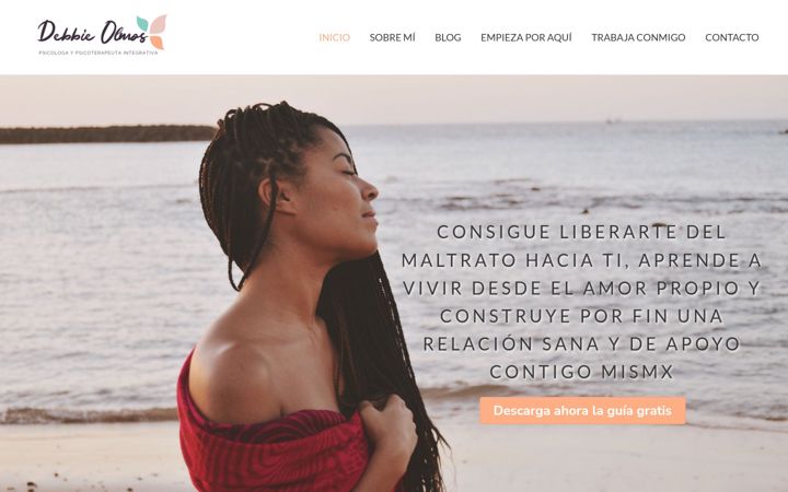 Screenshot of debbieolmos.com