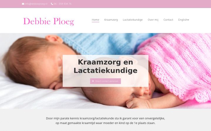 Screenshot van debbieploeg.nl