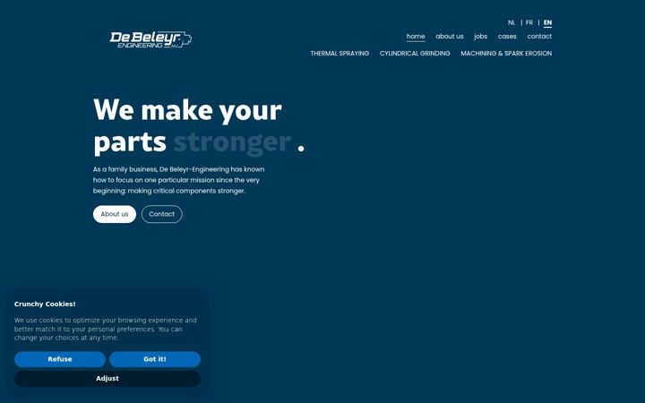Screenshot of debeleyr.com