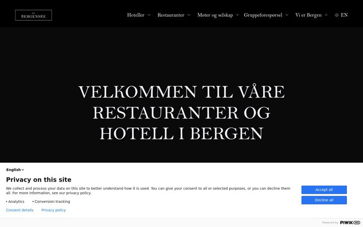 Screenshot stránky debergenske.no