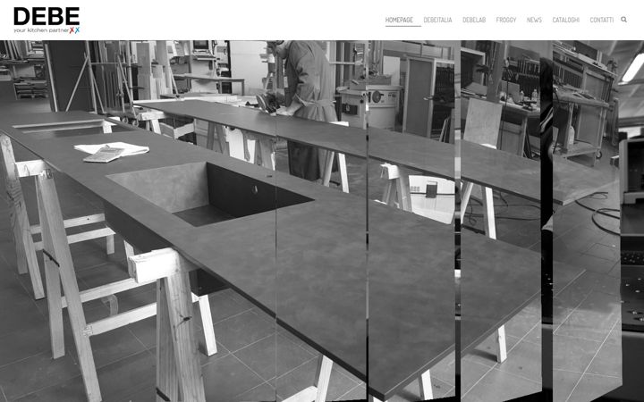 Screenshot of debesrl.it