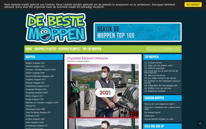 Skjámynd af debestemoppen.nl