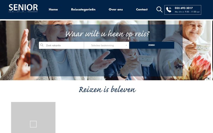 Skjámynd af debestereisdeals.nl