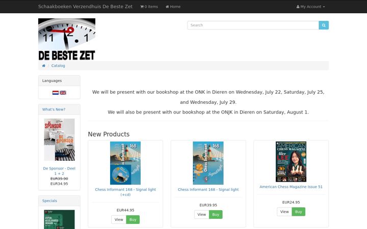 Screenshot of debestezet.nl