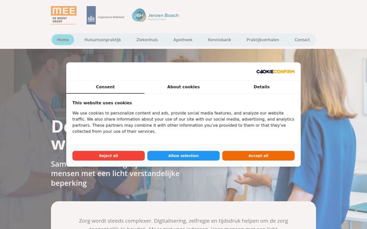 Skjámynd af debestezorgwordtbegrepen.nl