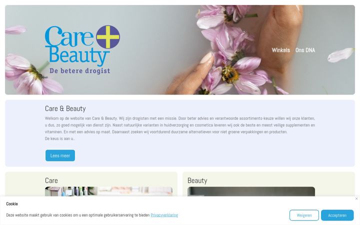 Skjámynd af debeteredrogist.nl