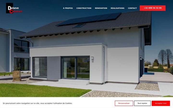 Screenshot of debeve-construct.be