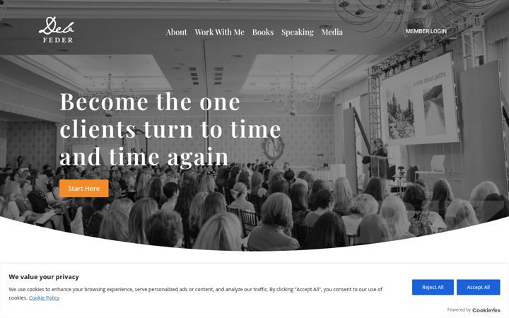 Screenshot of debfeder.com