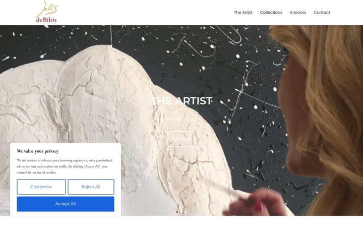 Screenshot of debibis.com