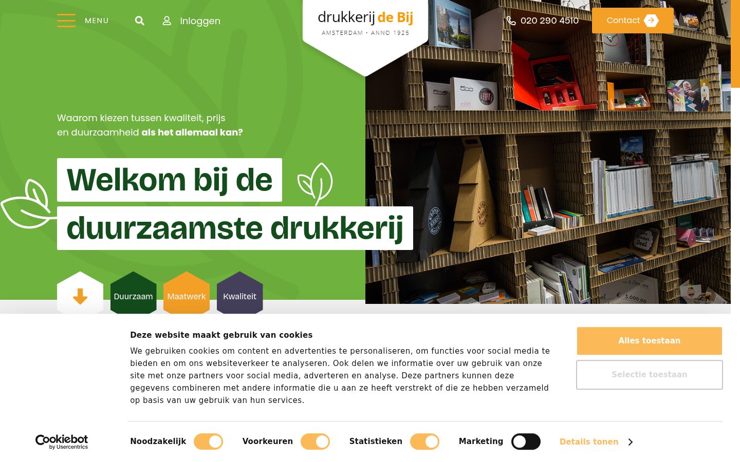 Ekrānuzņēmums ar piekrišanas baneri, kas tika rādīts pirms jebkādas mijiedarbības