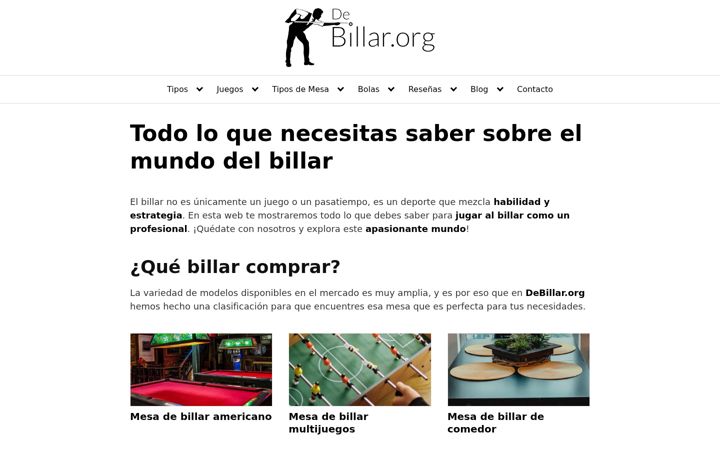 Screenshot of debillar.org