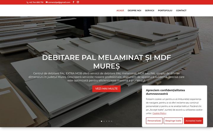 Ekrānuzņēmums no debitarepalmures.ro