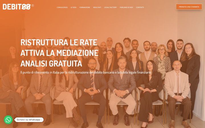 Screenshot of debitoogroup.it