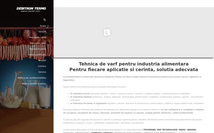 Screenshot of debitron-termo.eu