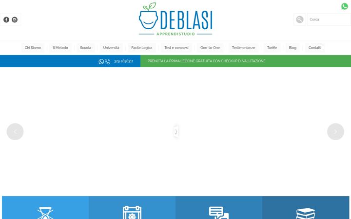 Screenshot of deblasiapprendistudio.it