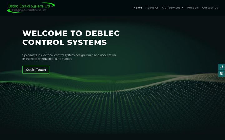 Screenshot of deblec.co.uk