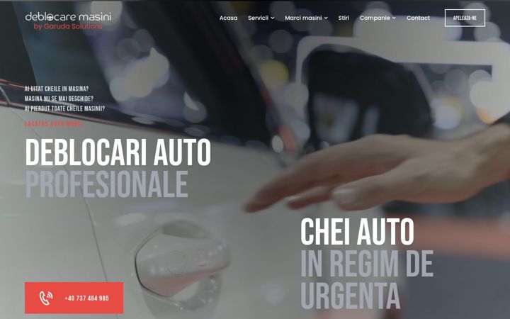 Screenshot of deblocaremasini.com