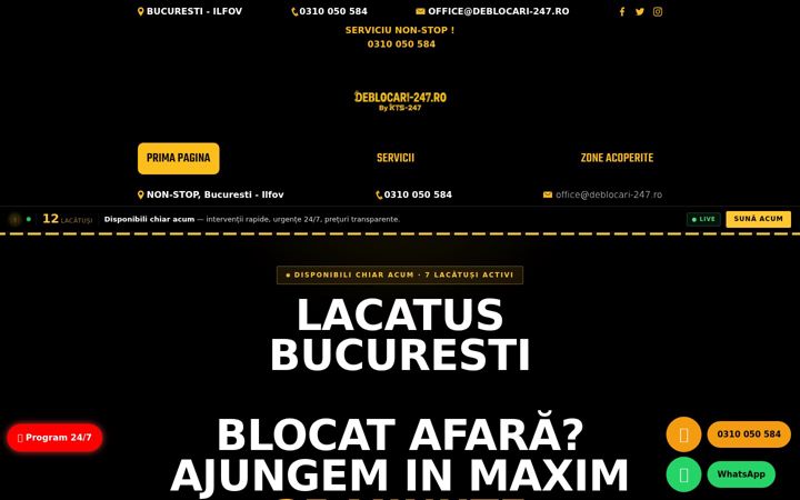 Screenshot of deblocari-247.ro