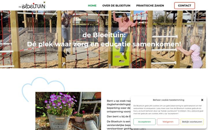 Skjámynd af debloeituin.nl