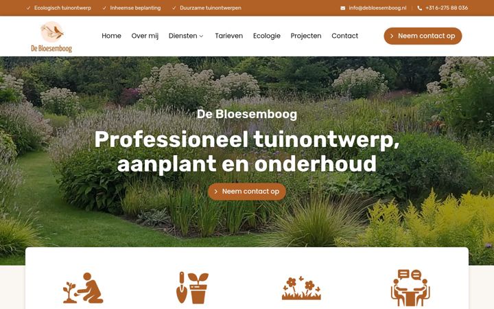 Captura de ecrã de debloesemboog.nl