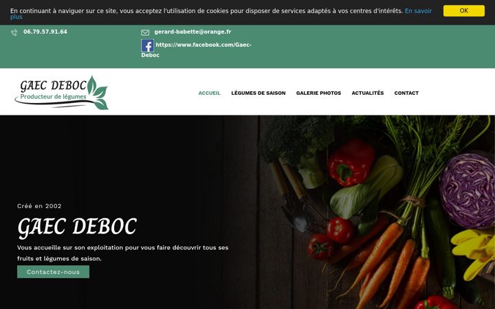 Snímek obrazovky deboc-cultures.fr