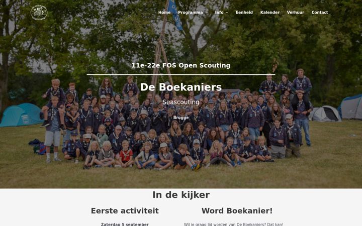 Screenshot of deboekaniers.be