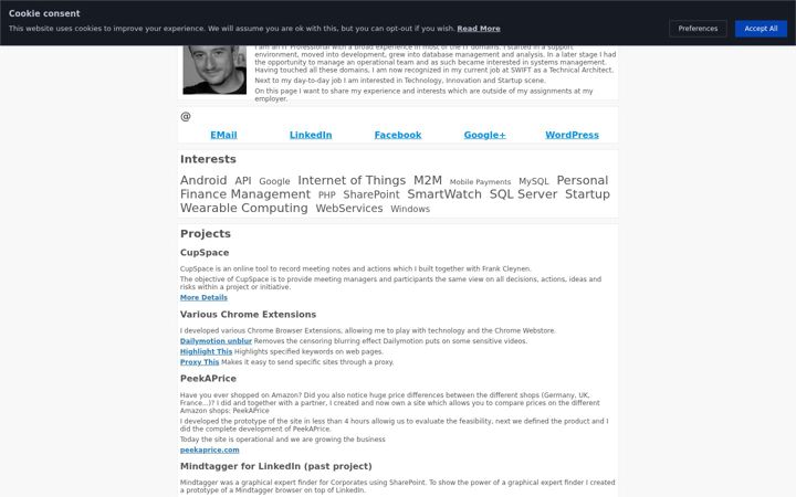 Screenshot of deboel.eu
