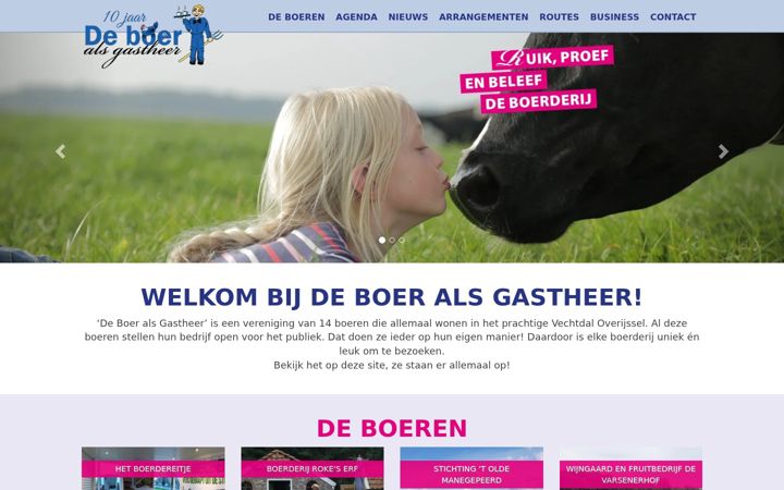 Ekrānuzņēmums no deboeralsgastheer.nl