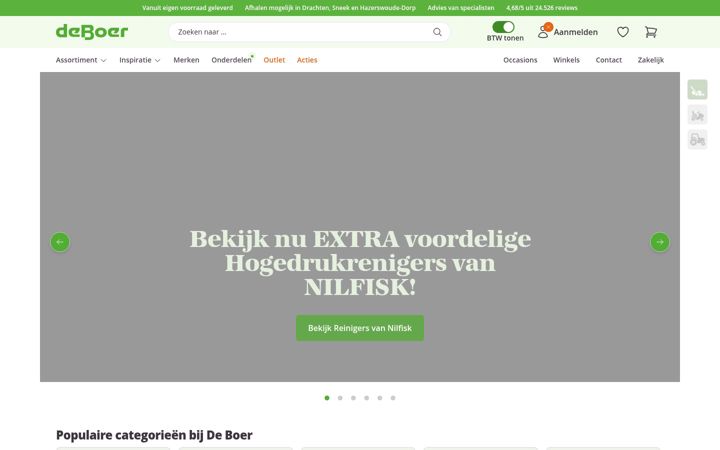 Ekrānuzņēmums no deboerdrachten.nl