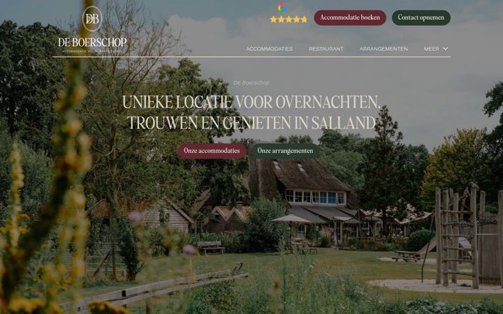 Ekrānuzņēmums no deboerschop.nl