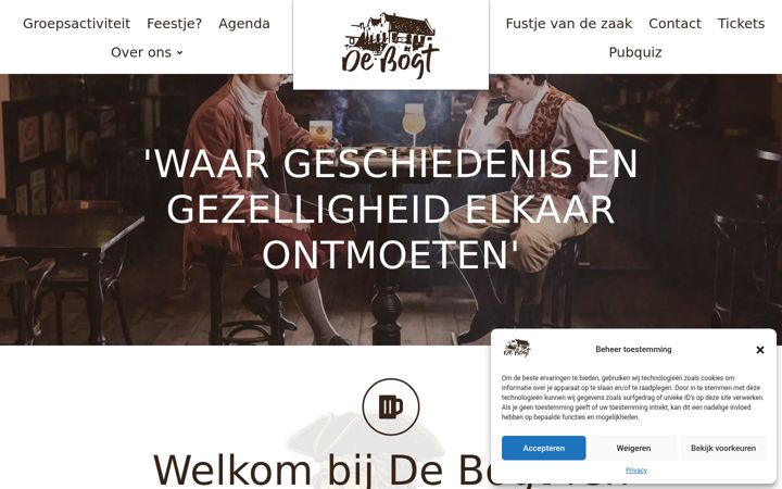 Captura de pantalla de debogt.nl