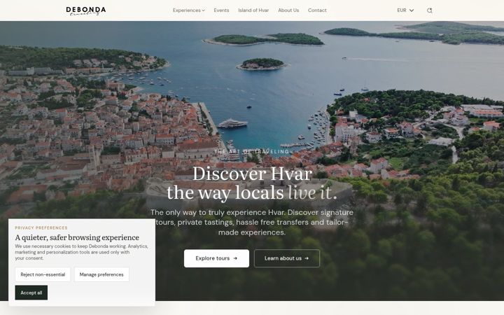 Screenshot of debonda.com