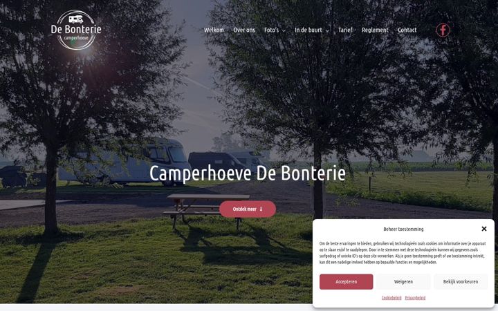 Screenshot of debonterie.be