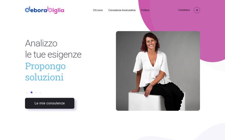 Screenshot of deborabiglia.com