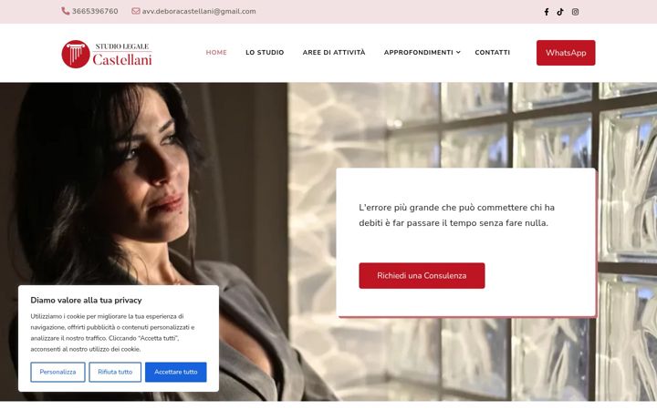 Screenshot of deboracastellani.com